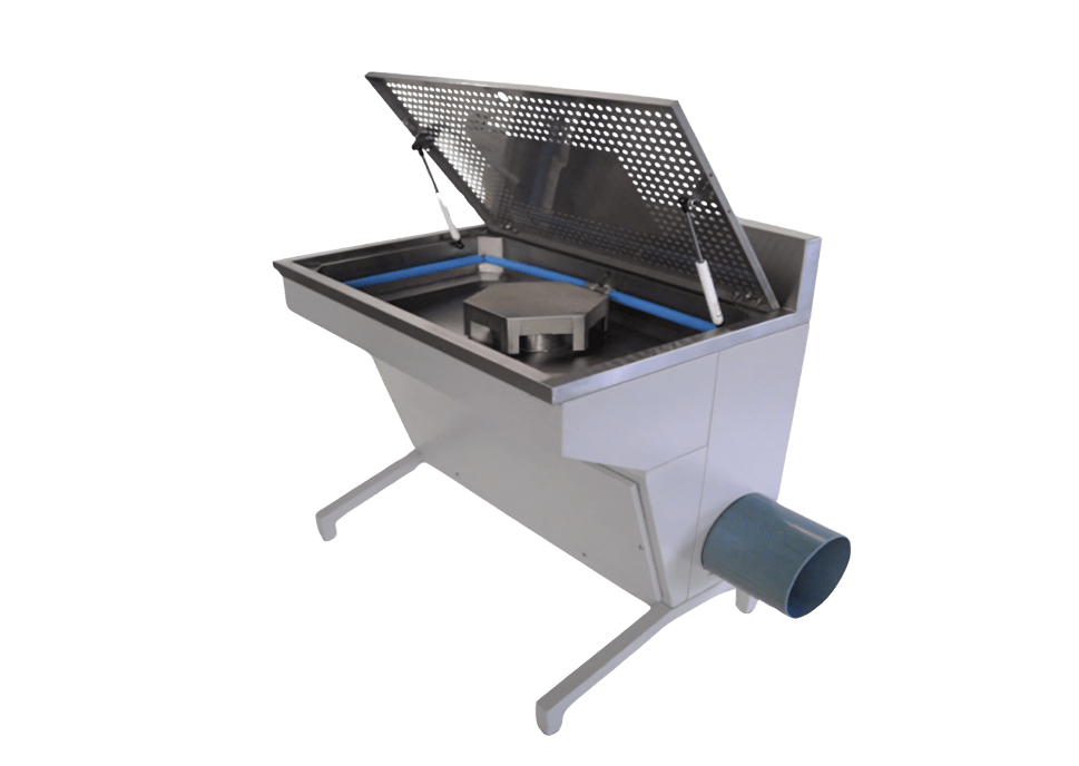 Downflow Bench for localized dust and fume extraction in laboratory and industrial use – Airvolution cc